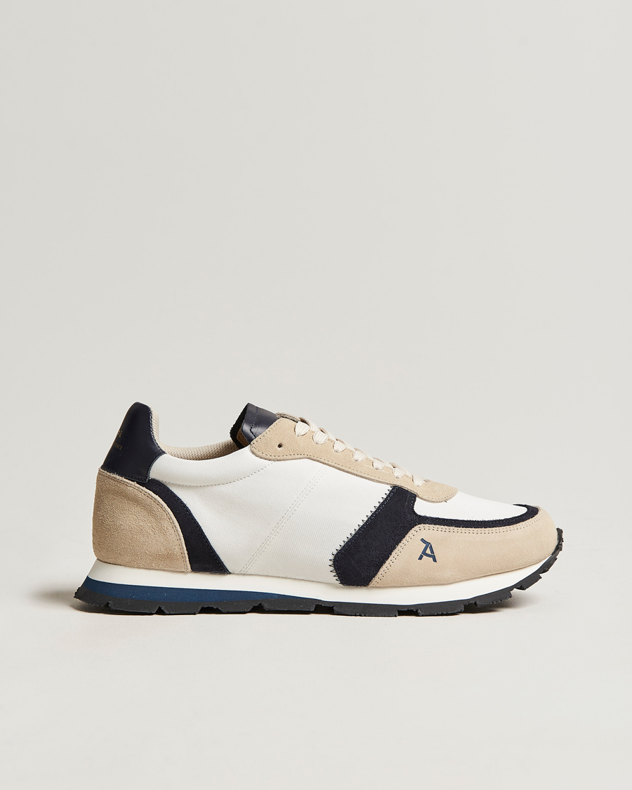 Heren | Zespà ZSP6 Pique Seaqual Running Sneaker Frost/Navy | Zespà | ZSP6 Pique Seaqual Running Sneaker Frost/Navy
