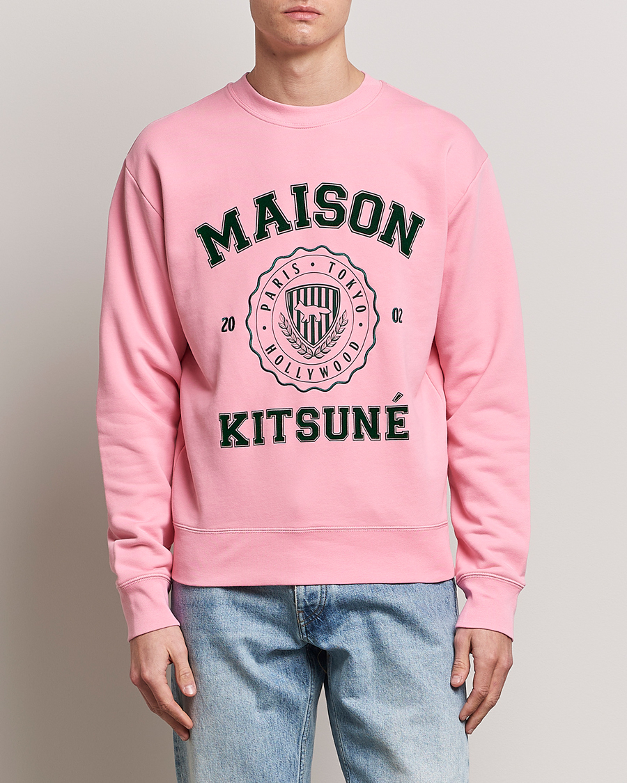 Heren | Truien | Maison Kitsuné | Varsity Comfort Sweatshirt Strawberry