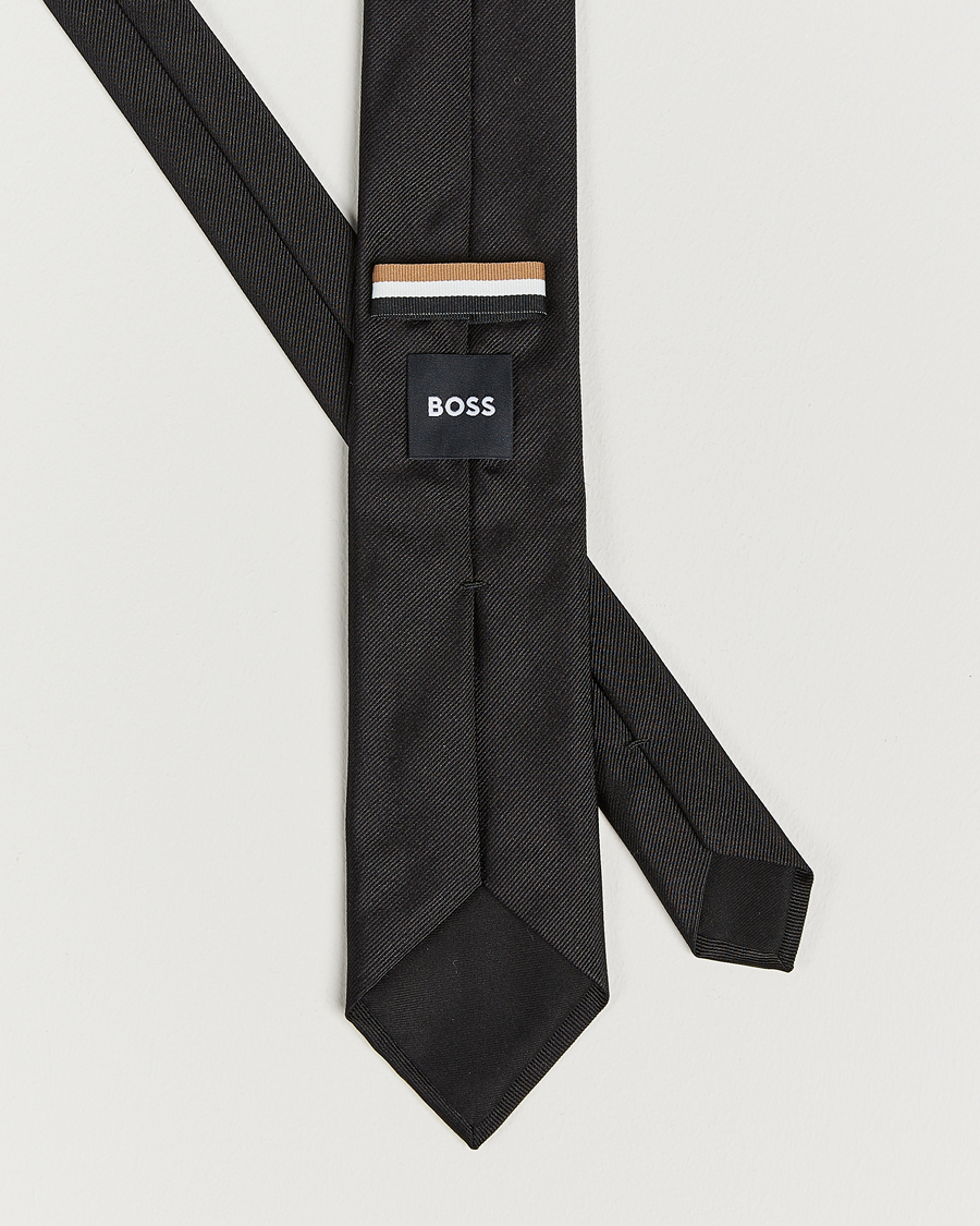 Heren | Stropdassen | BOSS BLACK | Silk 7,5 cm Tie Black