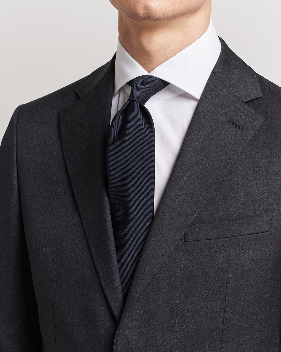 Heren | Accessoires | BOSS BLACK | Silk 7,5 cm Tie Dark Blue