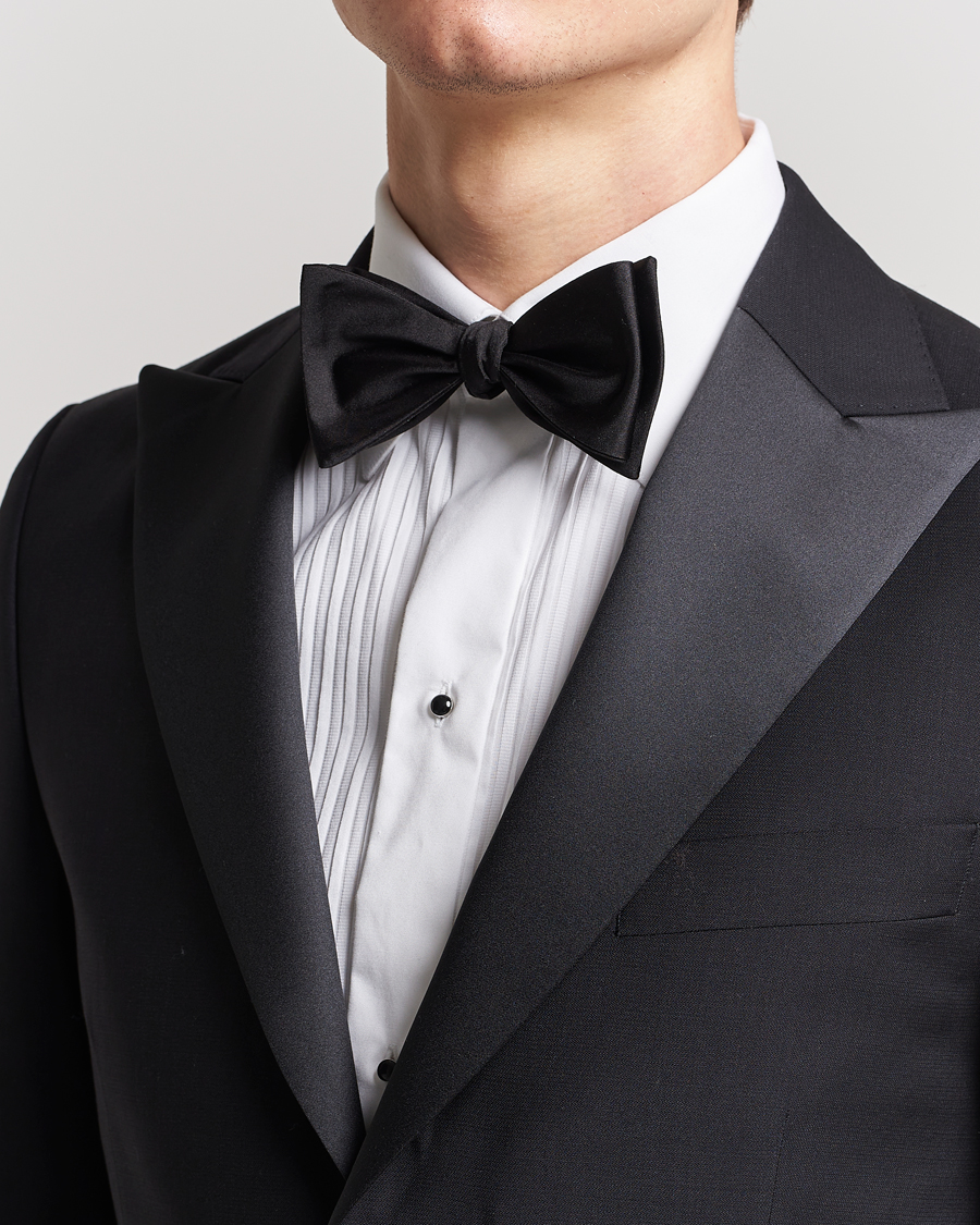 Heren | Silk Self Tie Black | BOSS BLACK | Silk Self Tie Black