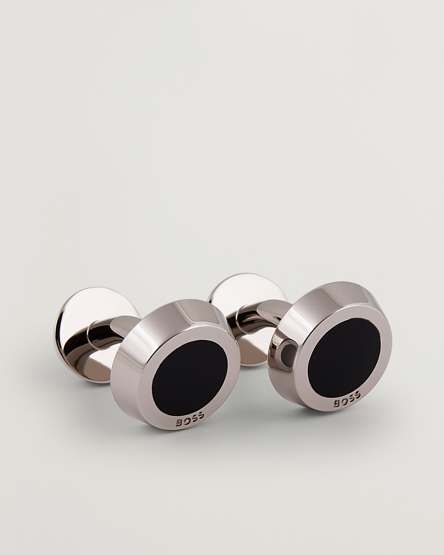 Heren | Simony Cufflink Black | BOSS BLACK | Simony Cufflink Black
