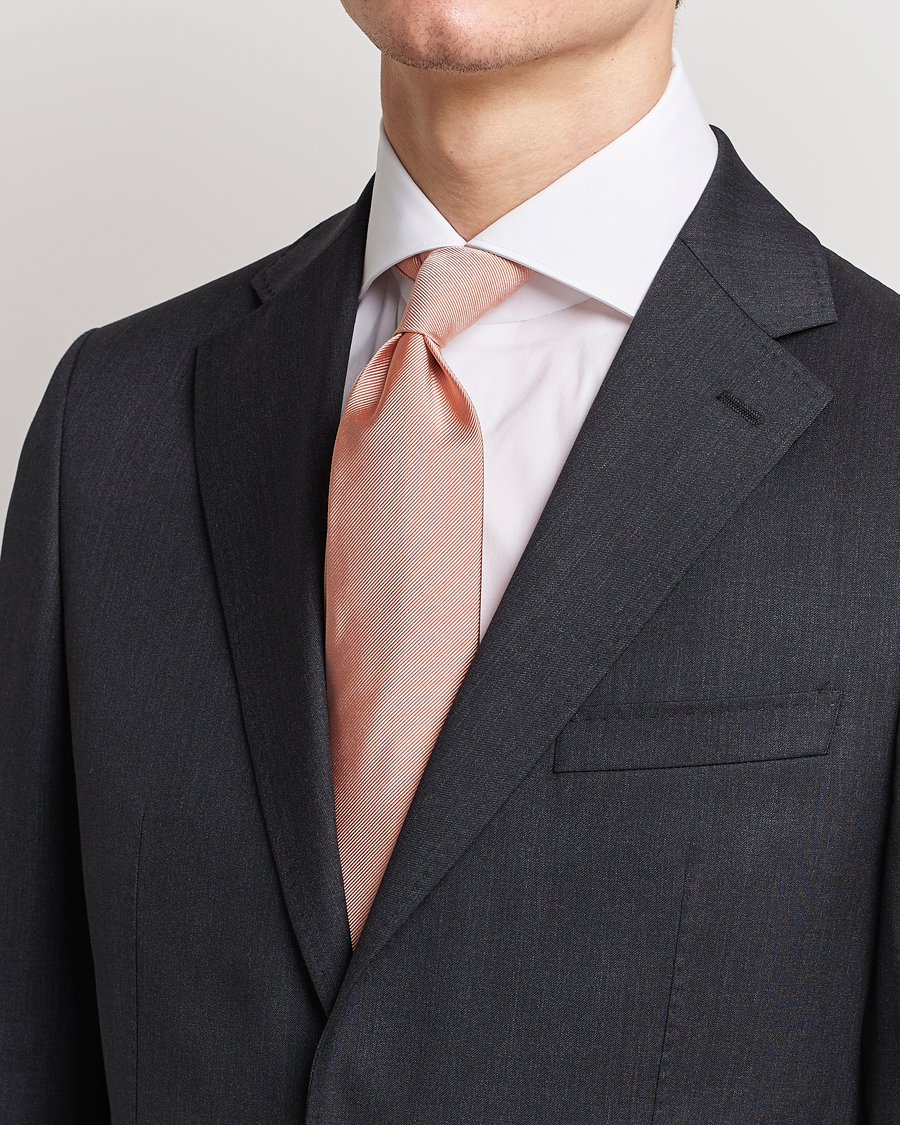 Heren |  | Amanda Christensen | Plain Classic Tie 8 cm Powder Pink