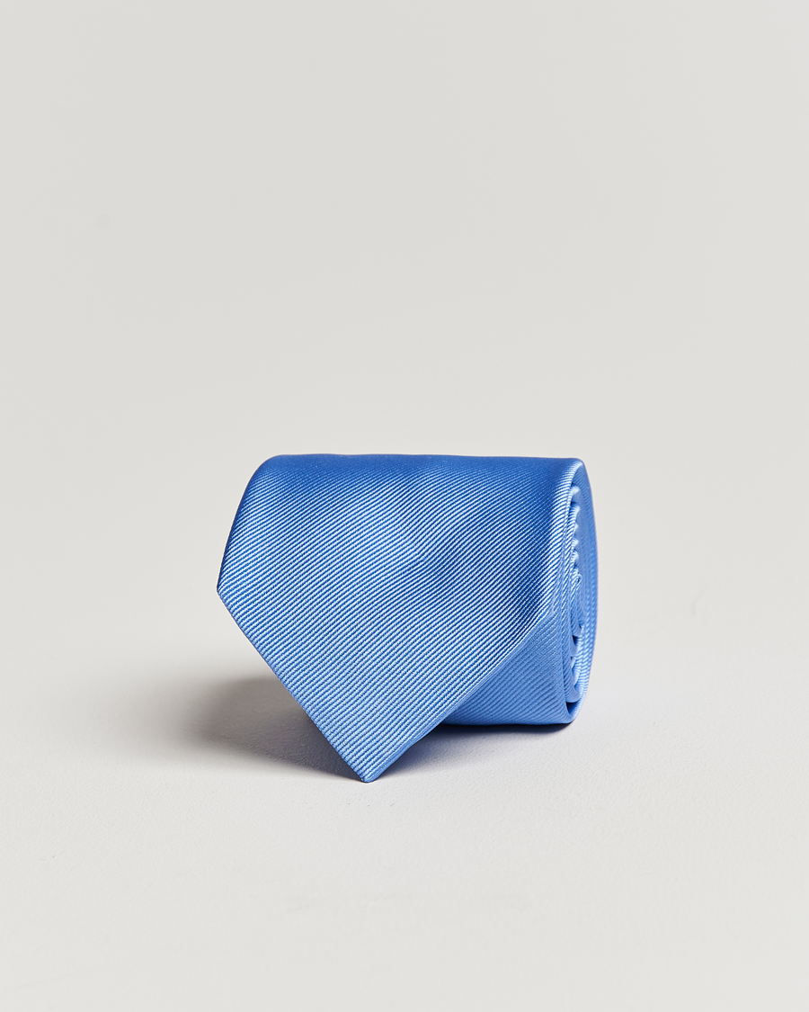 Heren | Stropdassen | Amanda Christensen | Plain Classic Tie 8 cm Sky Blue