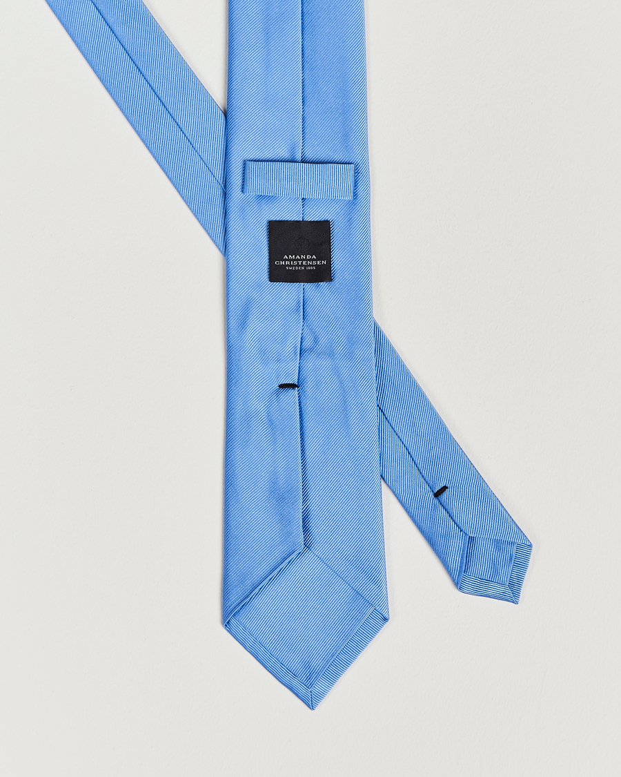 Heren | Stropdassen | Amanda Christensen | Plain Classic Tie 8 cm Sky Blue