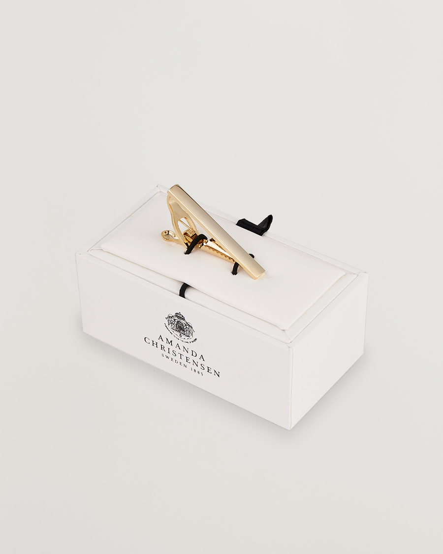 Heren | Dasspelden | Amanda Christensen | Tie Clip 4 cm Gold