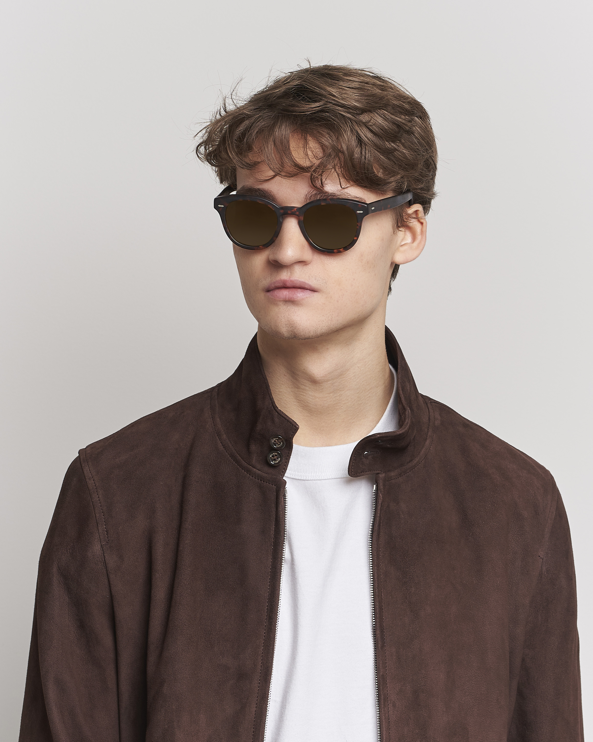 Heren |  | Oliver Peoples | Cary Grant Sunglasses Semi Matte Tortoise