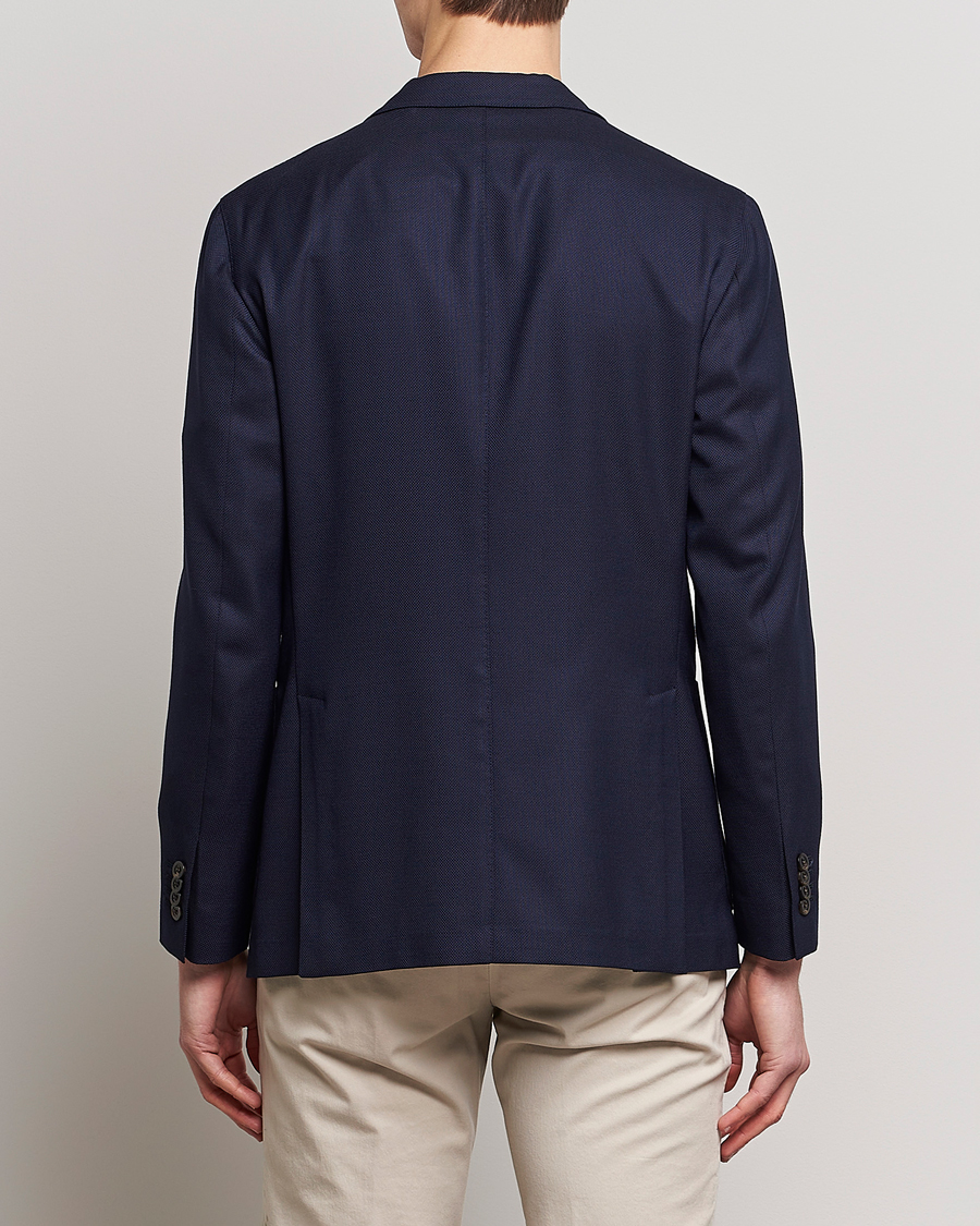 Heren | Blazers | Boglioli | K Jacket Wool Hopsack Classic Blazer Navy