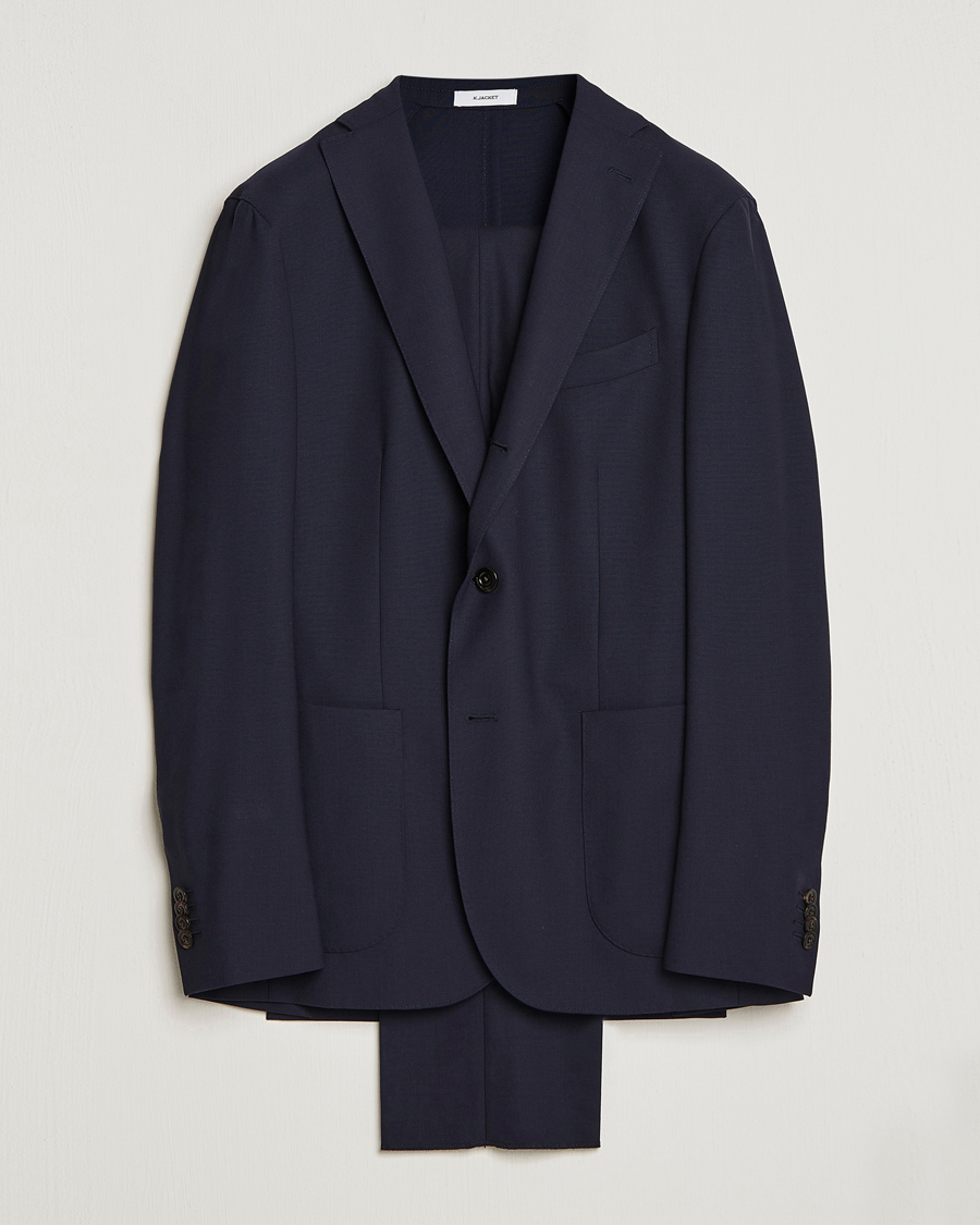 Heren | Pakken | Boglioli | K Jacket Wool Suit Navy