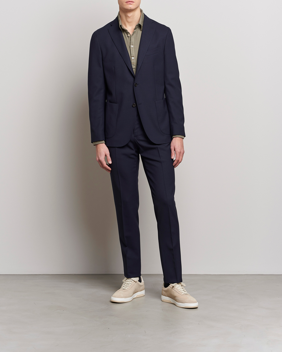 Heren | Pakken | Boglioli | K Jacket Wool Suit Navy