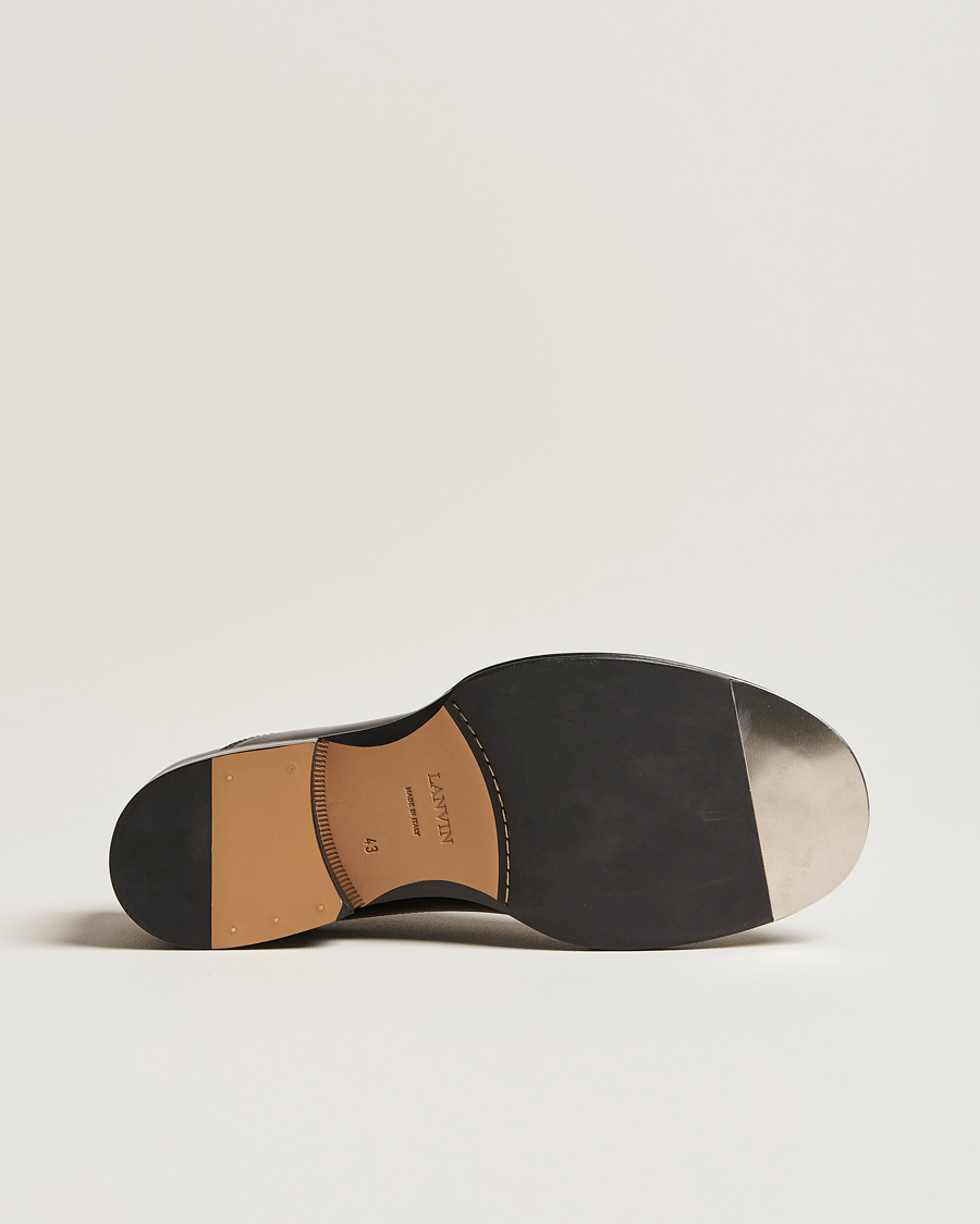 Heren | Lanvin Leather Derby Black Calf | Lanvin | Leather Derby Black Calf