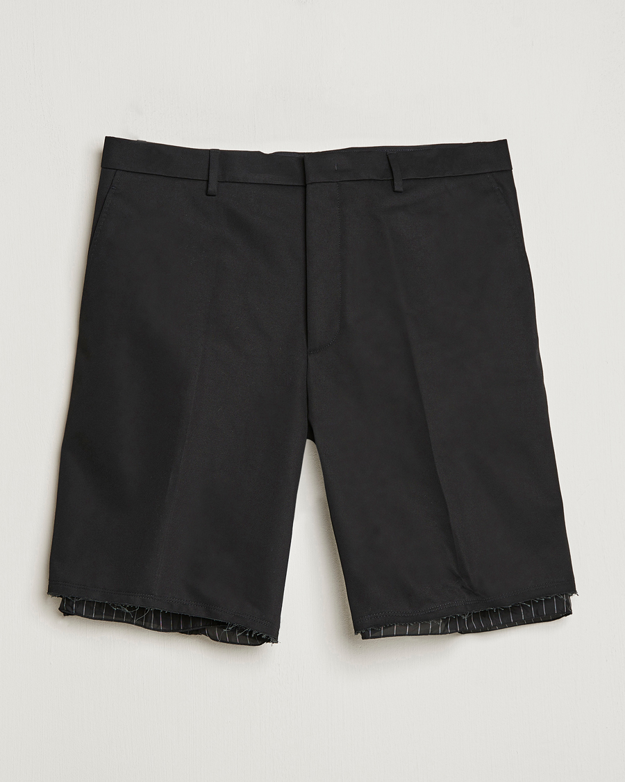 Heren | Korte broek | Lanvin | Raw Edge Tailored Shorts Black