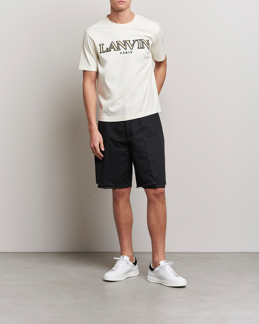 Heren | Korte broek | Lanvin | Raw Edge Tailored Shorts Black