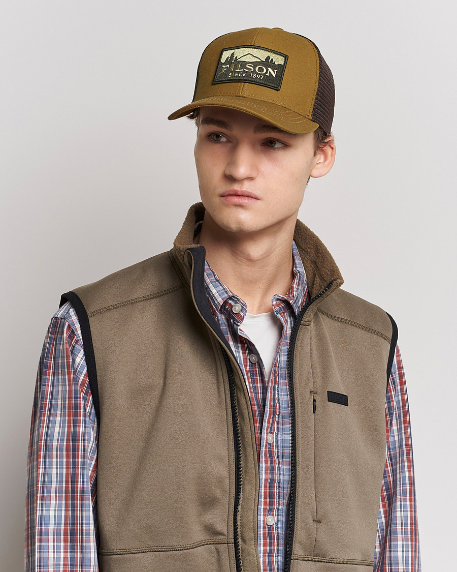 Heren | Filson | Filson | Mesh Logger Cap Dark Tan