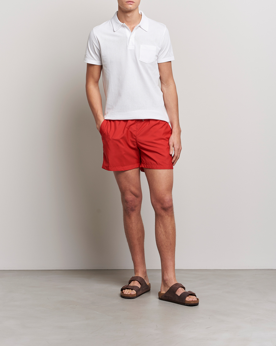 Heren | Zwembroek | The Resort Co | Classic Swimshorts Ruby Red