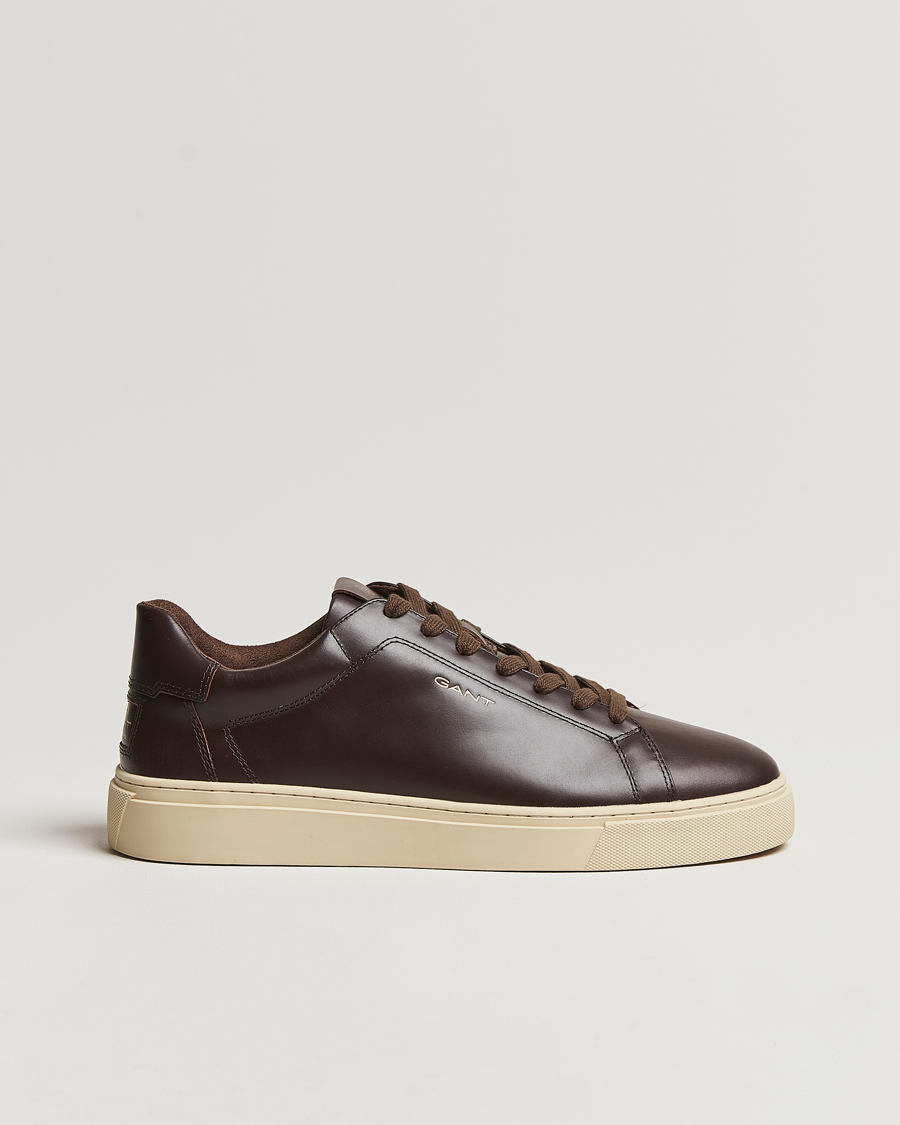 Heren | GANT Mc Julien Leather Sneaker Dark Brown | GANT | Mc Julien Leather Sneaker Dark Brown