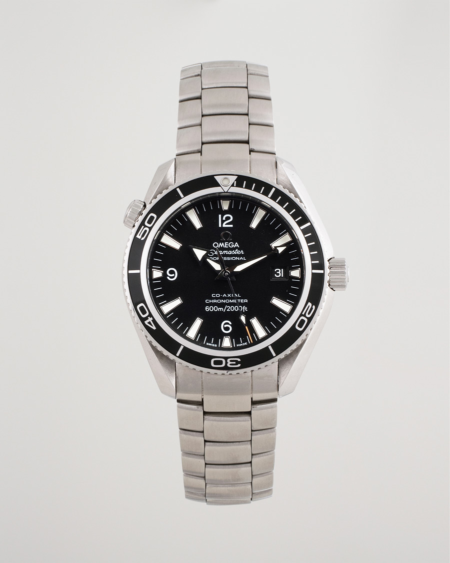 Heren | Omega Pre-Owned Seamaster Planet Ocean 2201.50.00 Steel Black | Omega Pre-Owned | Seamaster Planet Ocean 2201.50.00 Steel Black