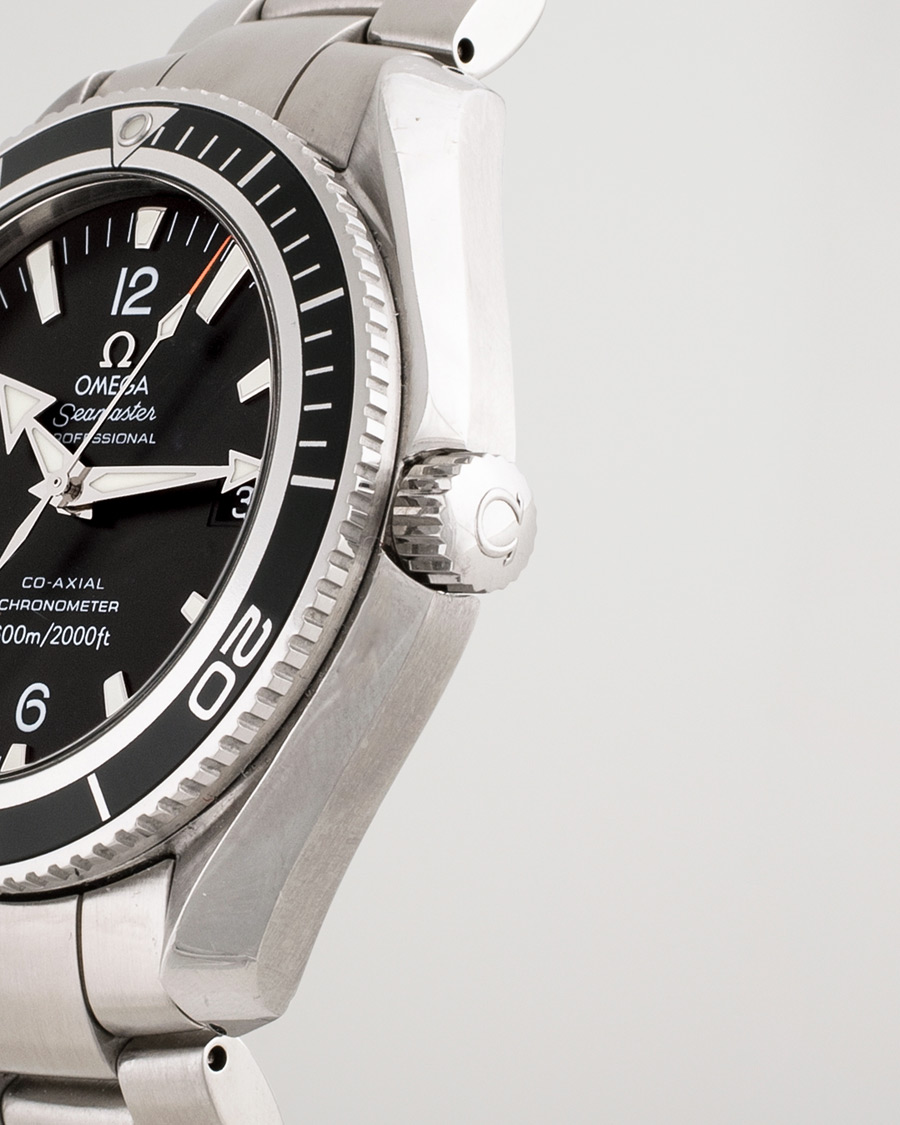 Heren | Omega Pre-Owned Seamaster Planet Ocean 2201.50.00 Steel Black | Omega Pre-Owned | Seamaster Planet Ocean 2201.50.00 Steel Black