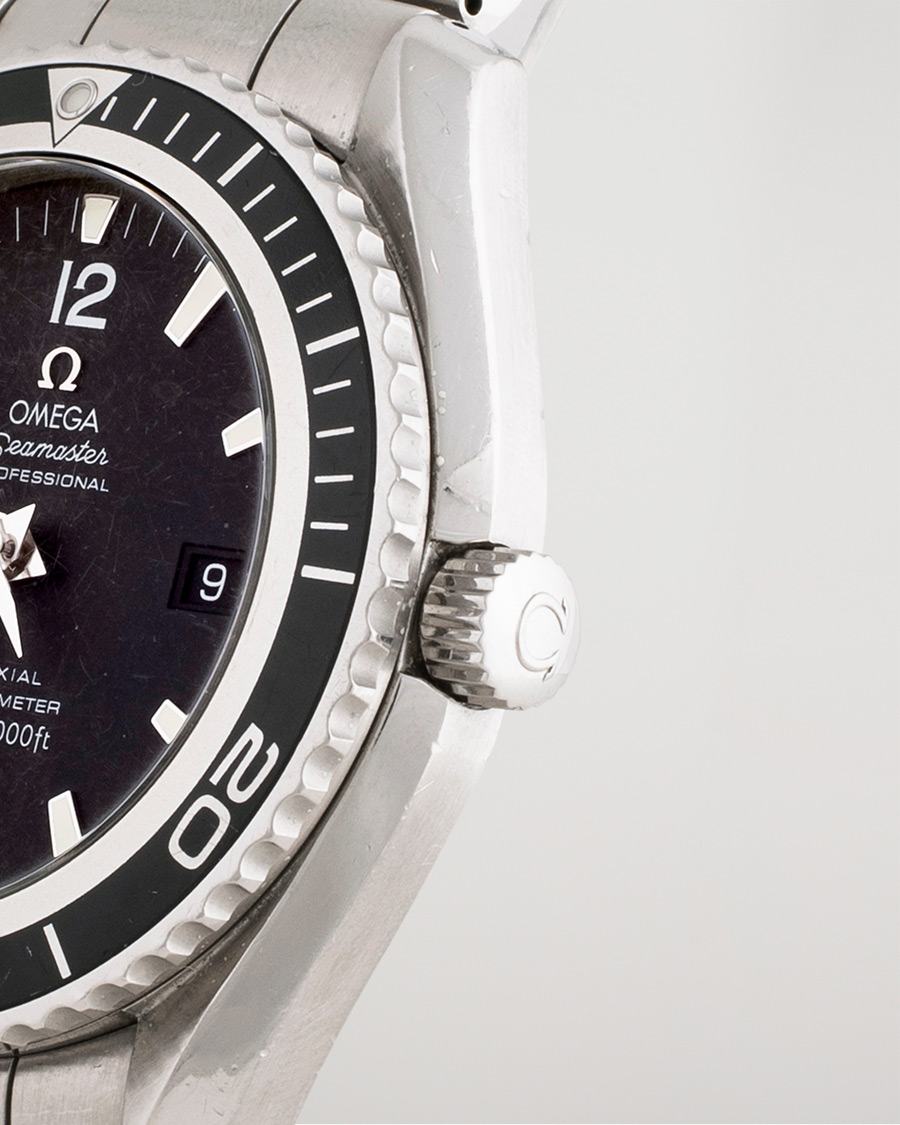 Heren | Omega Pre-Owned Seamaster Planet Ocean 2200.50.00 Steel Black | Omega Pre-Owned | Seamaster Planet Ocean 2200.50.00 Steel Black