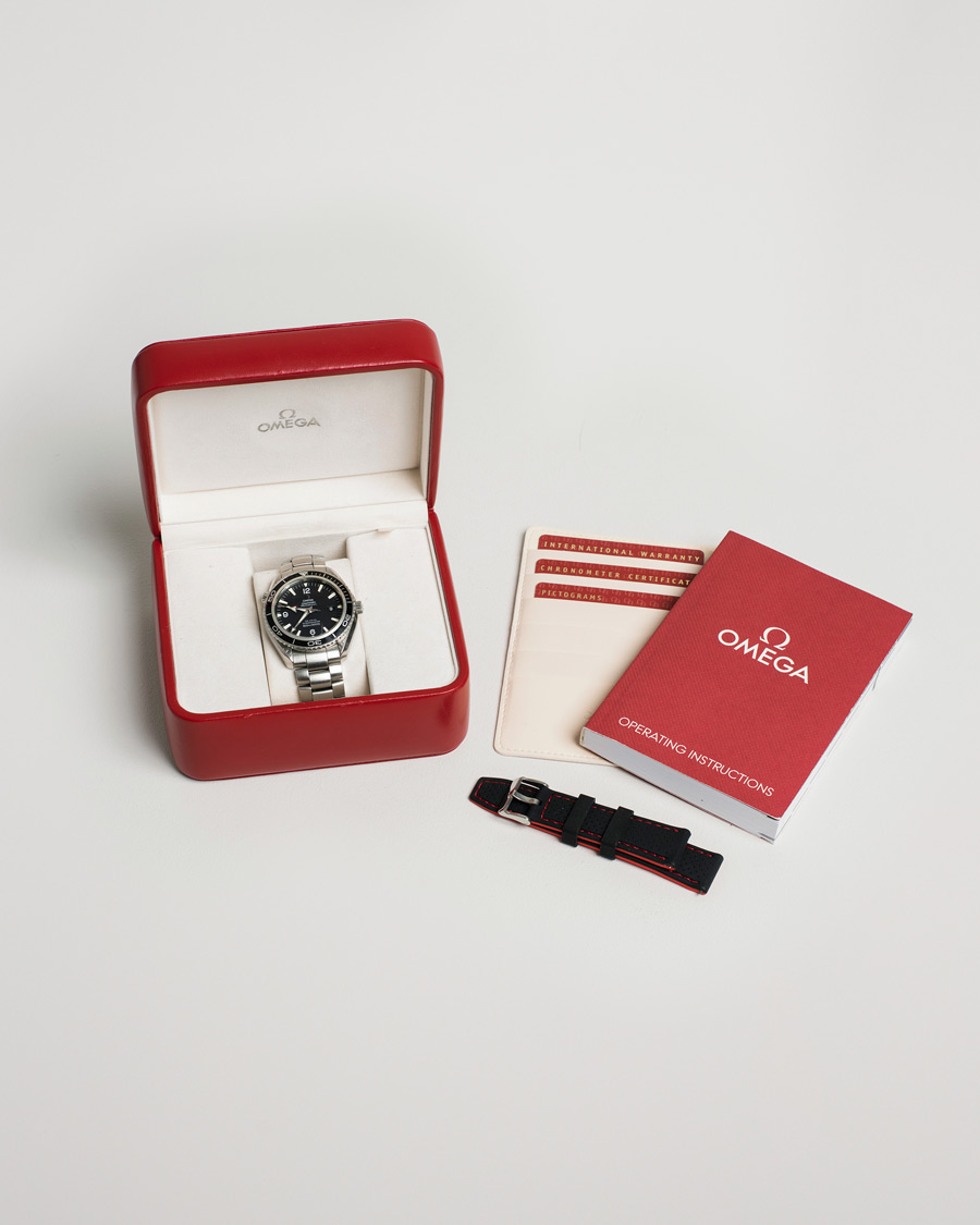 Heren | Omega Pre-Owned Seamaster Planet Ocean 2200.50.00 Steel Black | Omega Pre-Owned | Seamaster Planet Ocean 2200.50.00 Steel Black