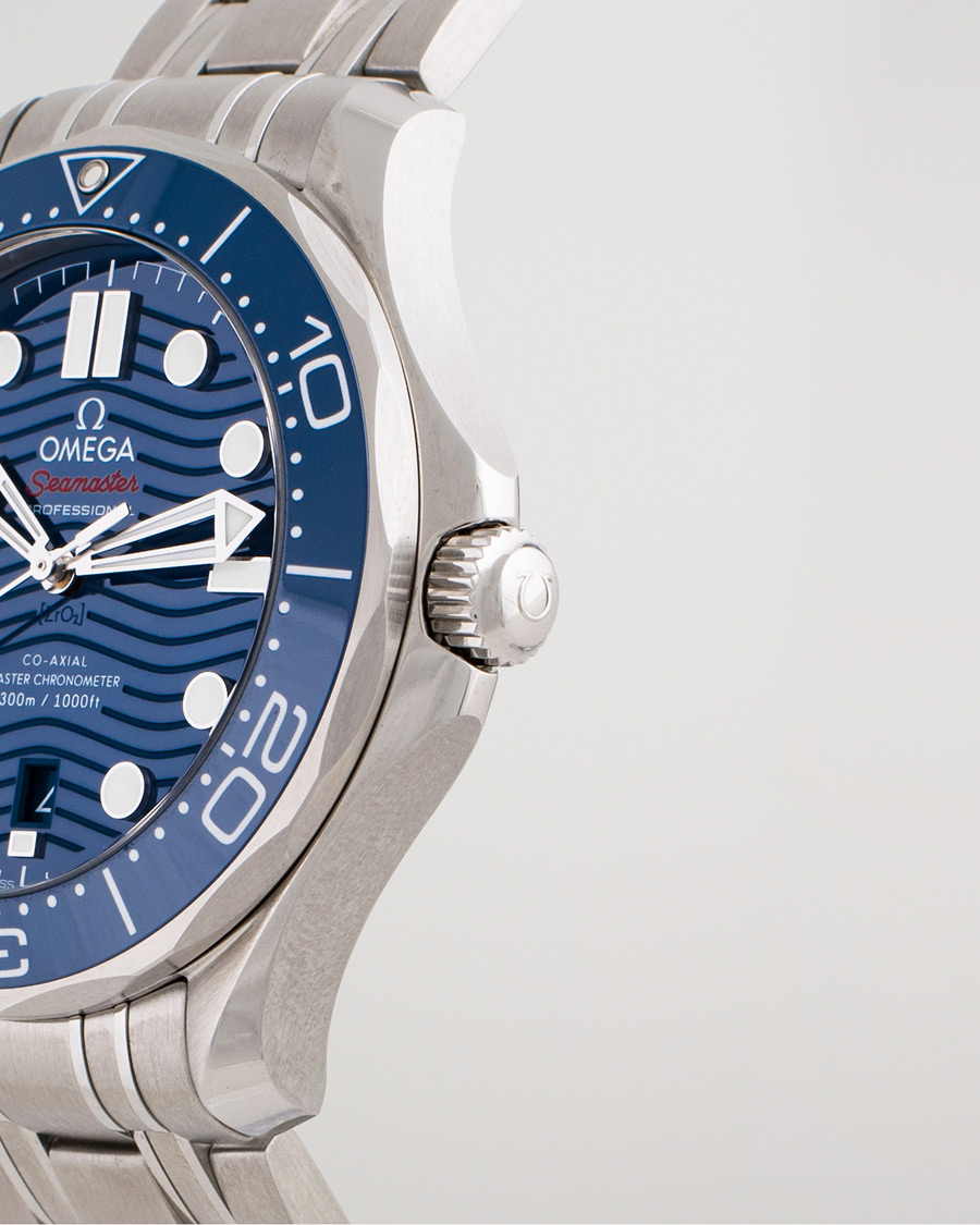 Heren | Omega Pre-Owned Seamaster Diver 300M 210.30.42.20.03.001 Steel Blue | Omega Pre-Owned | Seamaster Diver 300M 210.30.42.20.03.001 Steel Blue