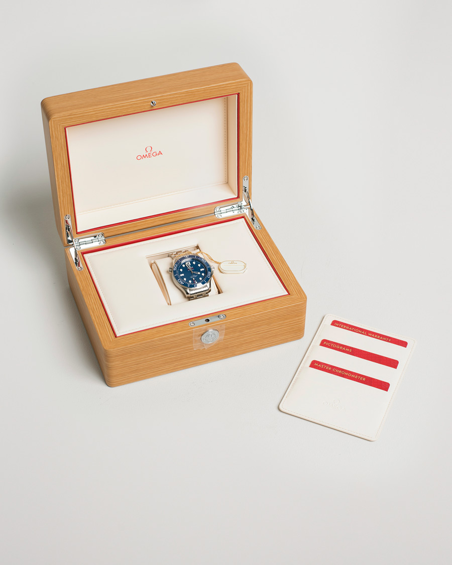 Heren | Omega Pre-Owned Seamaster Diver 300M 210.30.42.20.03.001 Steel Blue | Omega Pre-Owned | Seamaster Diver 300M 210.30.42.20.03.001 Steel Blue
