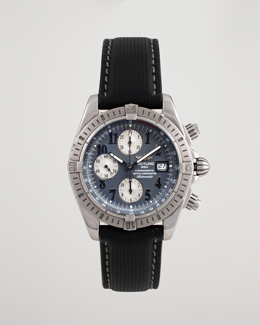 Heren | Breitling Pre-Owned Chronomat Evolution A13356 Steel Grey | Breitling Pre-Owned | Chronomat Evolution A13356 Steel Grey