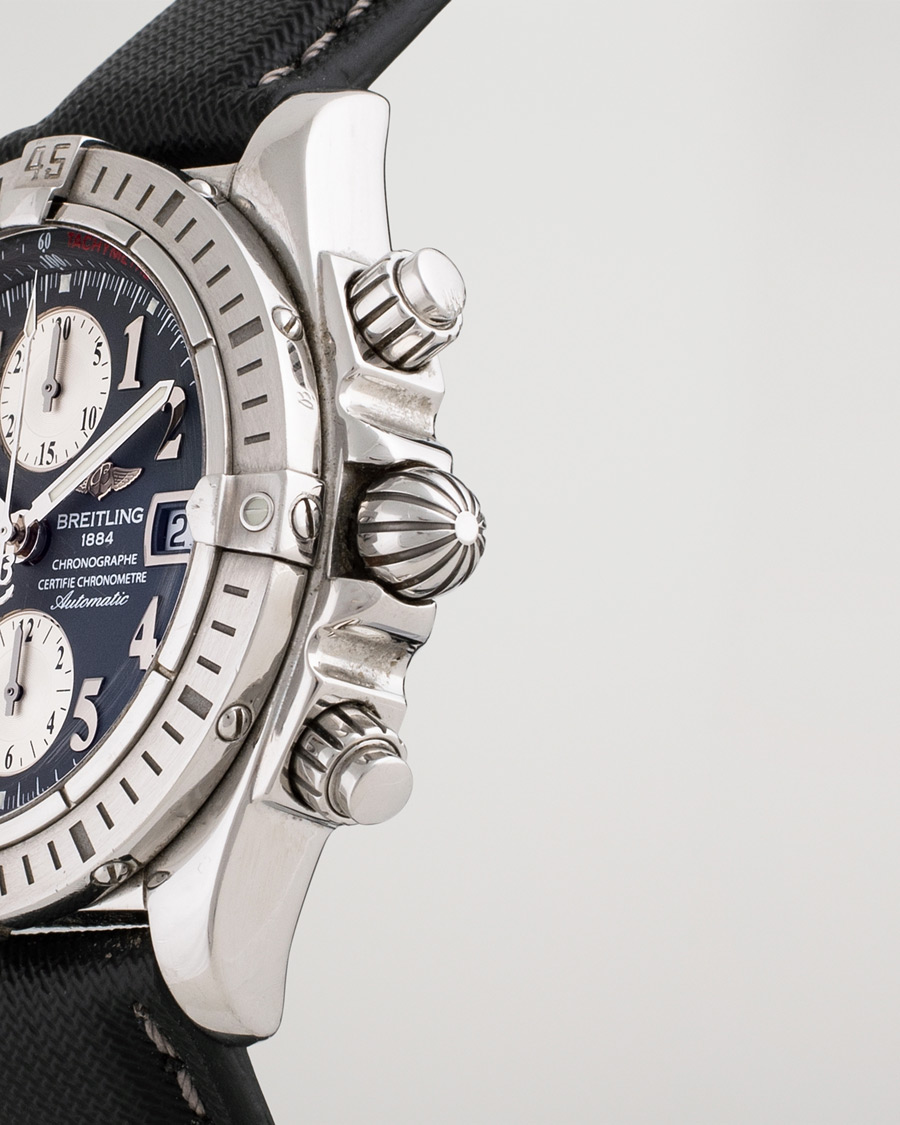 Heren | Breitling Pre-Owned Chronomat Evolution A13356 Steel Grey | Breitling Pre-Owned | Chronomat Evolution A13356 Steel Grey