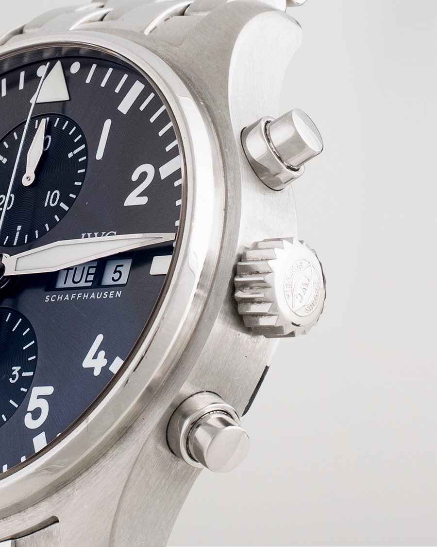 Heren | Pre-Owned & Vintage Watches | IWC Pre-Owned | Spitfire Chronograph IW377719 Steel Grey