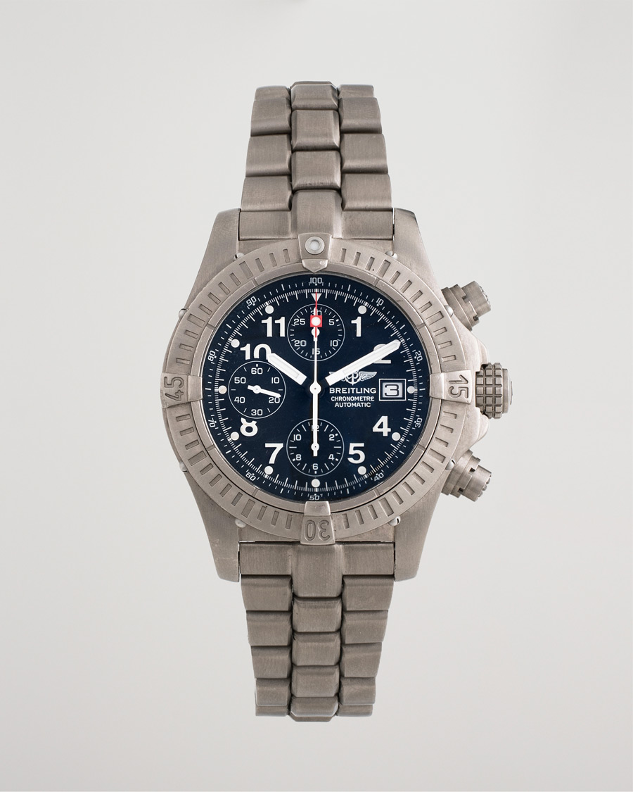 Heren | Breitling Pre-Owned Avenger Steel Black | Breitling Pre-Owned | Avenger Steel Black