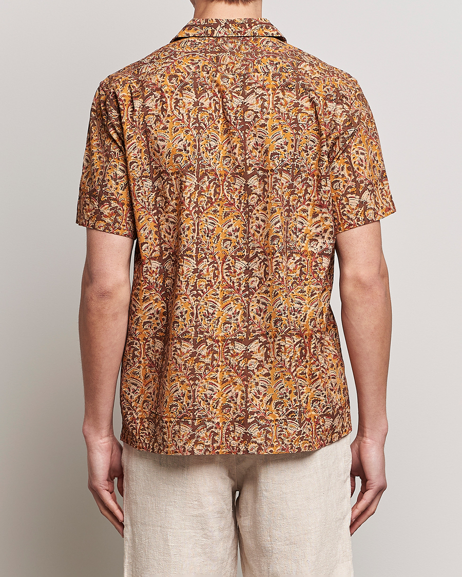 Heren | Overhemden | BEAMS PLUS | Block Print Camp Shirt Brown