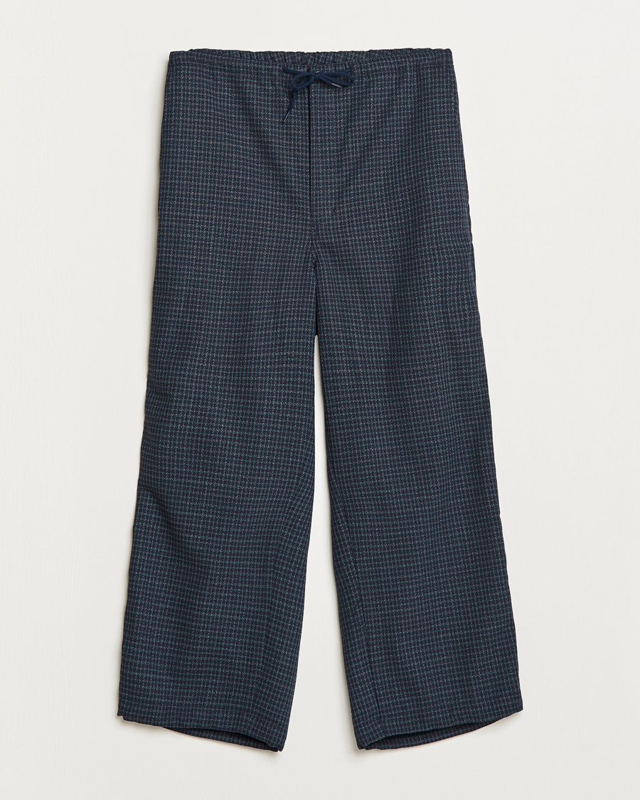 Heren | Broeken | BEAMS PLUS | Panama Wool Pants Navy