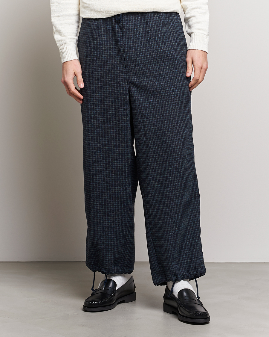 Heren | Broeken | BEAMS PLUS | Panama Wool Pants Navy