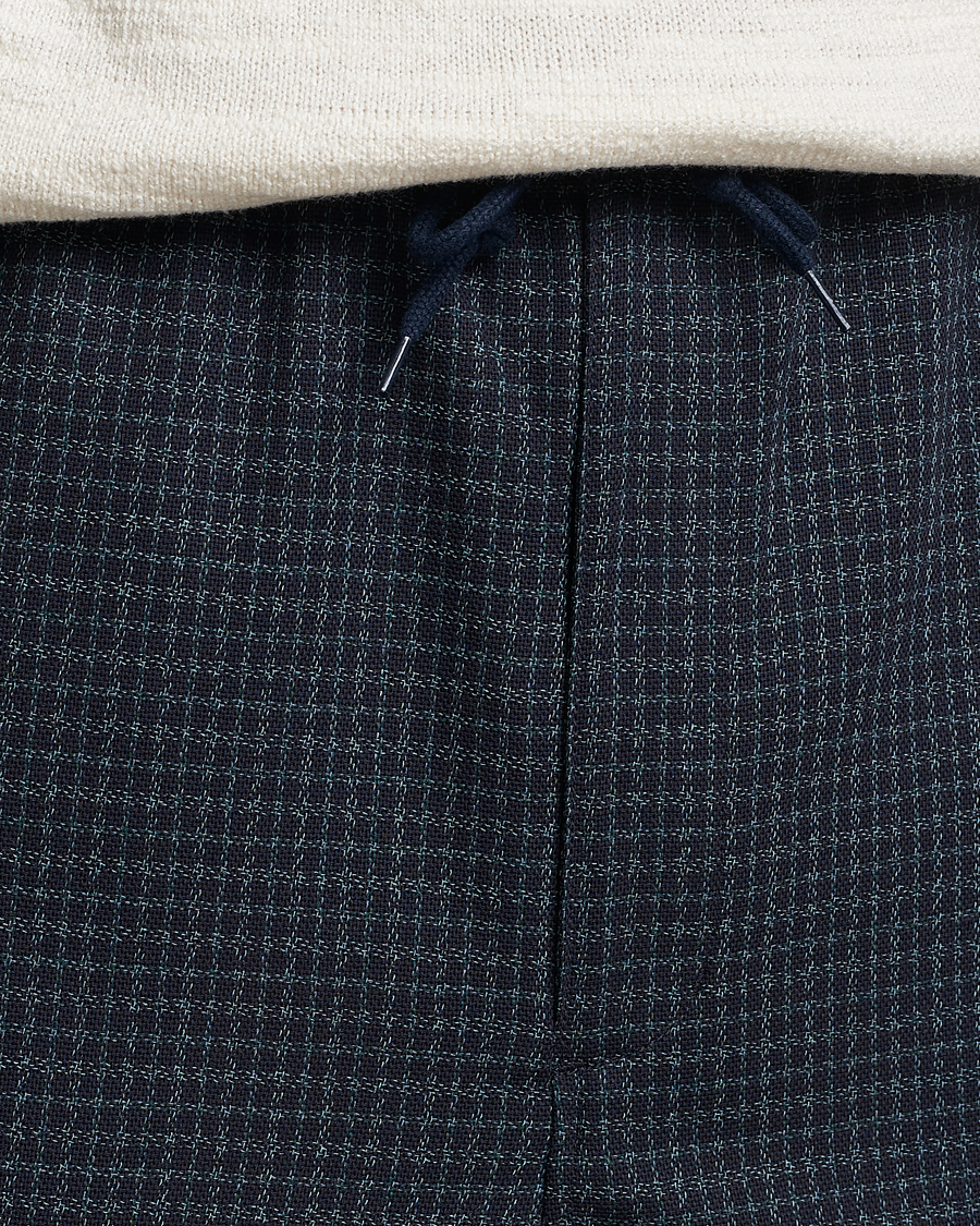 Heren | Broeken | BEAMS PLUS | Panama Wool Pants Navy