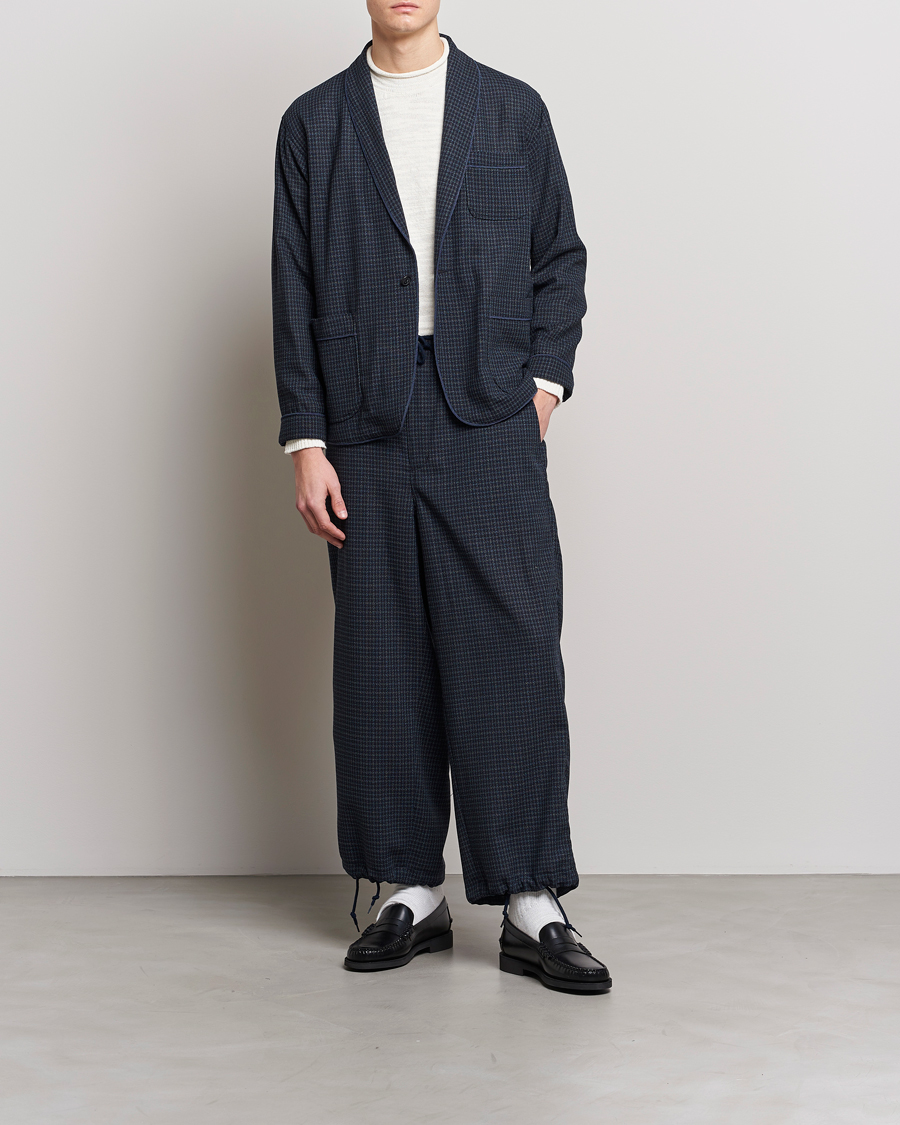 Heren | Blazers | BEAMS PLUS | Panama Smoking Jacket Navy