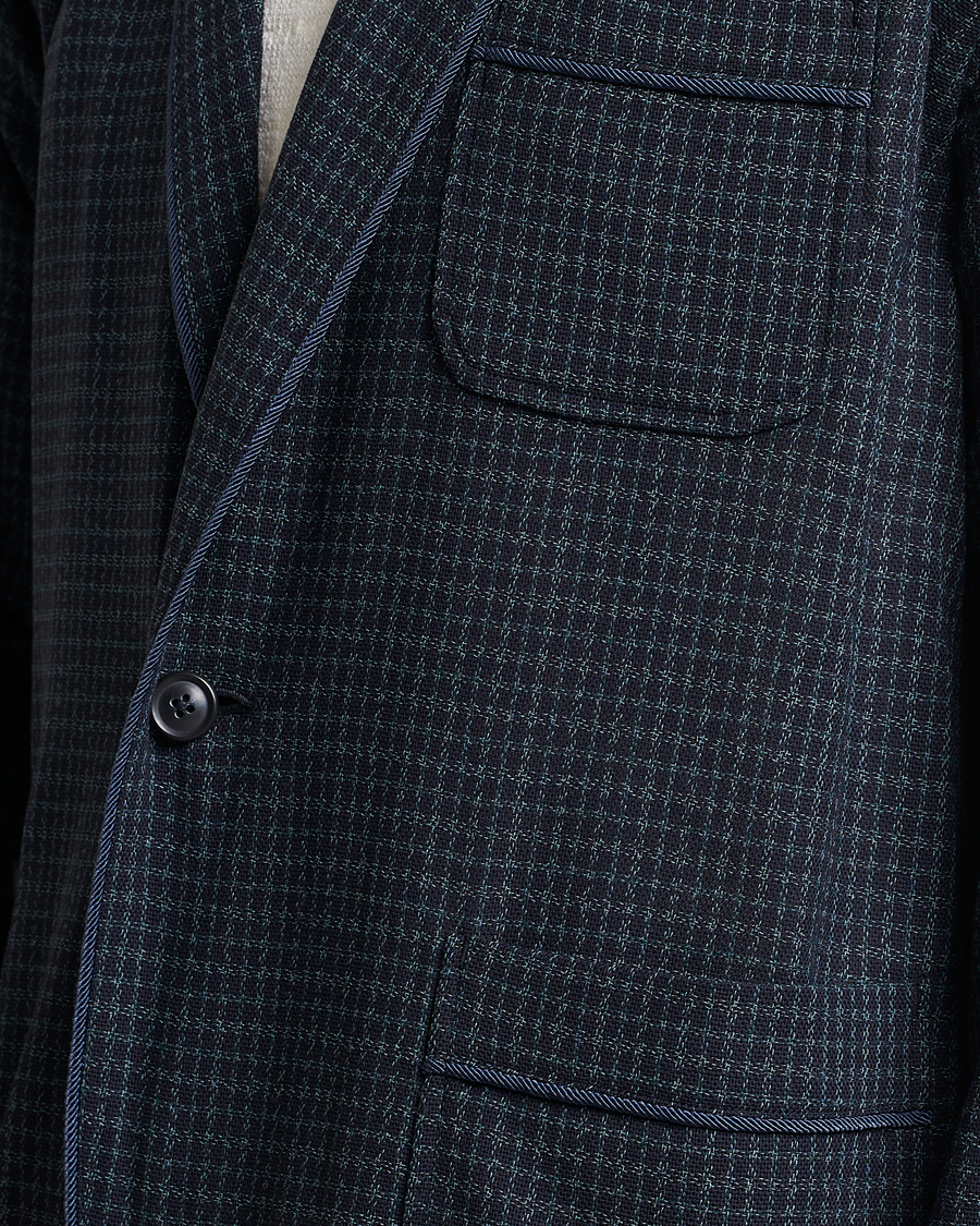 Heren | Blazers | BEAMS PLUS | Panama Smoking Jacket Navy