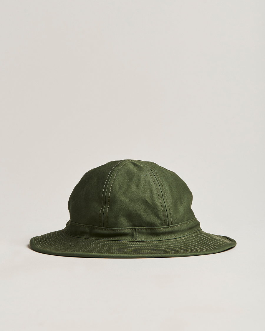 Heren | BEAMS PLUS MIL Cotton Hat Olive | BEAMS PLUS | MIL Cotton Hat Olive