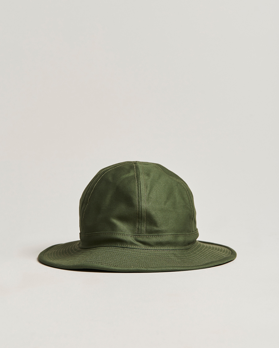 Heren | BEAMS PLUS MIL Cotton Hat Olive | BEAMS PLUS | MIL Cotton Hat Olive