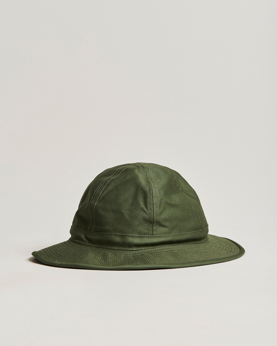 Heren | BEAMS PLUS MIL Cotton Hat Olive | BEAMS PLUS | MIL Cotton Hat Olive