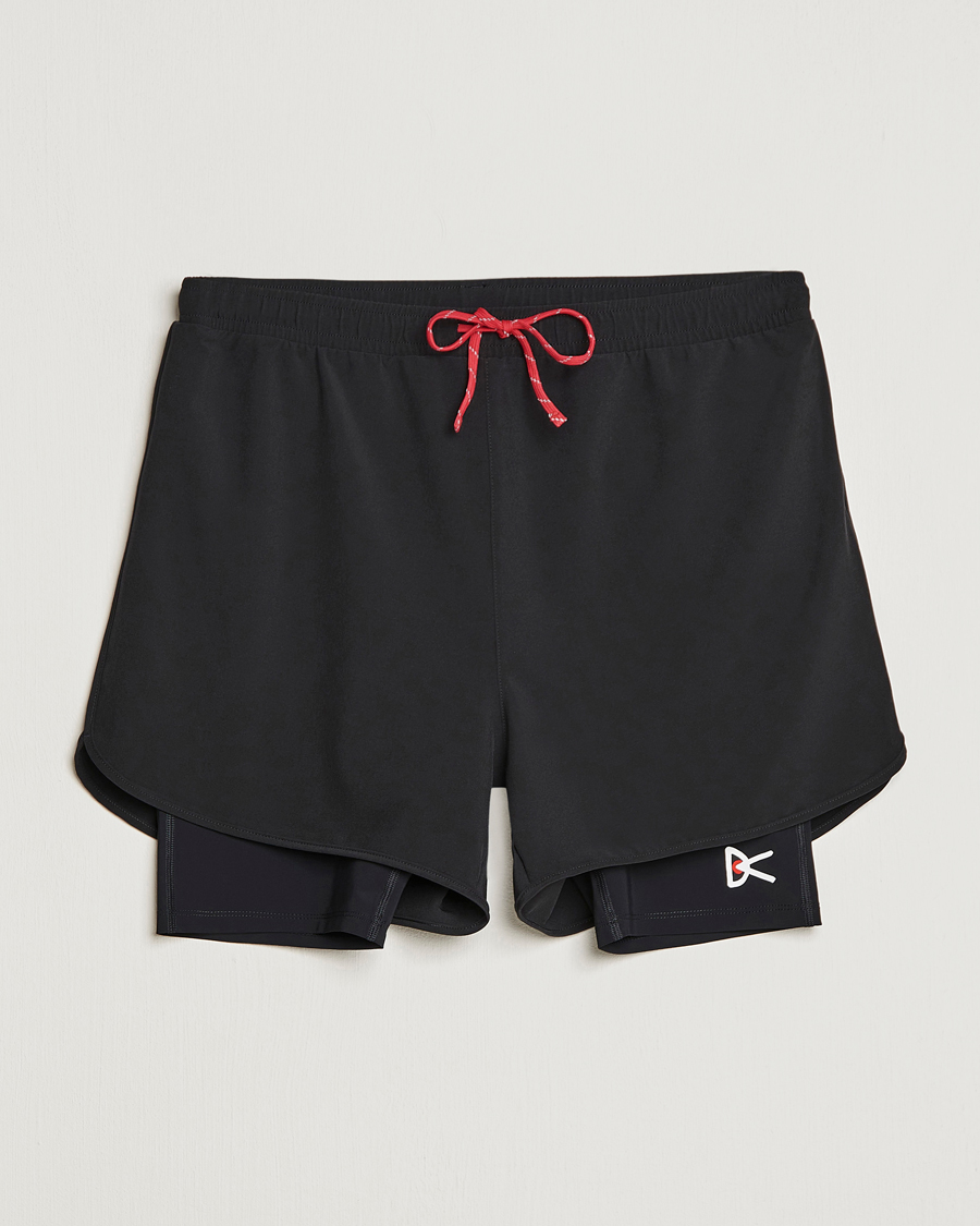 Heren | Korte broek | District Vision | Aaron Trail Shorts Black