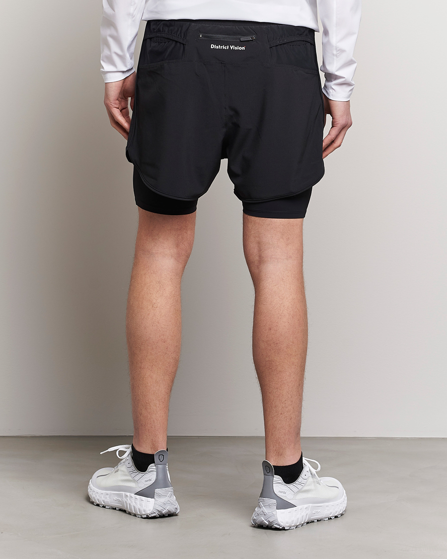 Heren | Korte broek | District Vision | Aaron Trail Shorts Black
