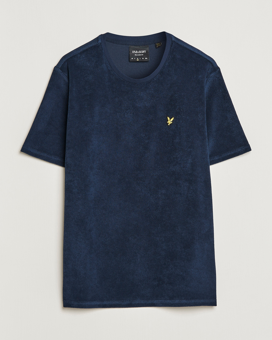 Heren | T-shirts | Lyle & Scott | Terry T-Shirt Dark Navy