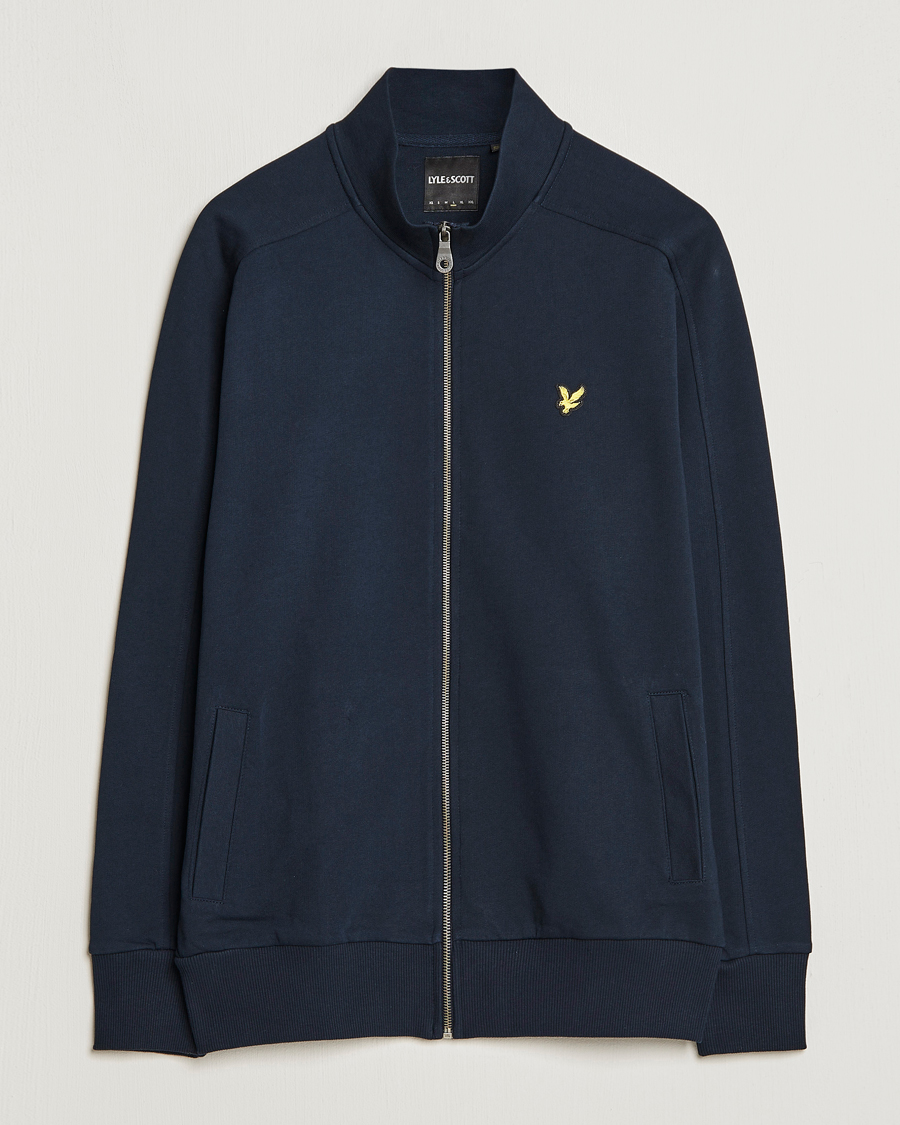 Heren | Truien | Lyle & Scott | Track Full Zip Sweater Dark Navy