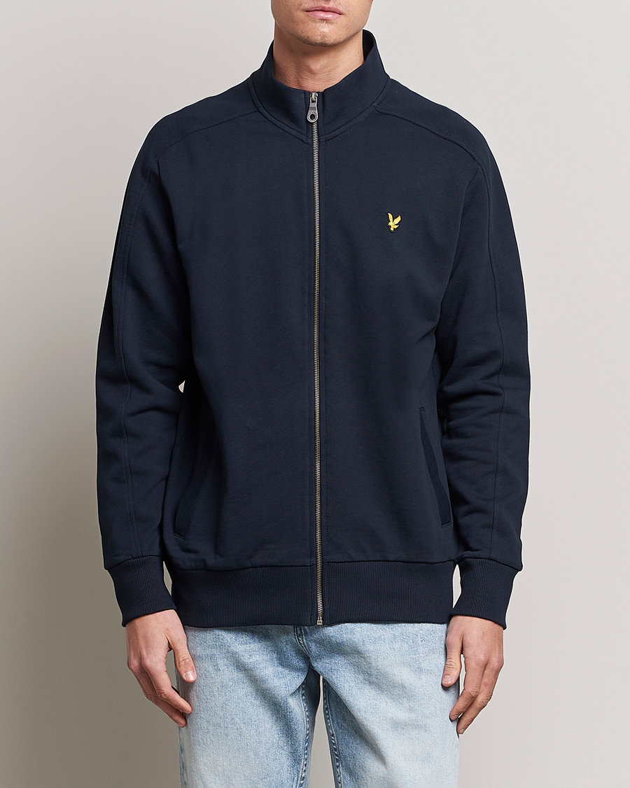 Heren | Truien | Lyle & Scott | Track Full Zip Sweater Dark Navy