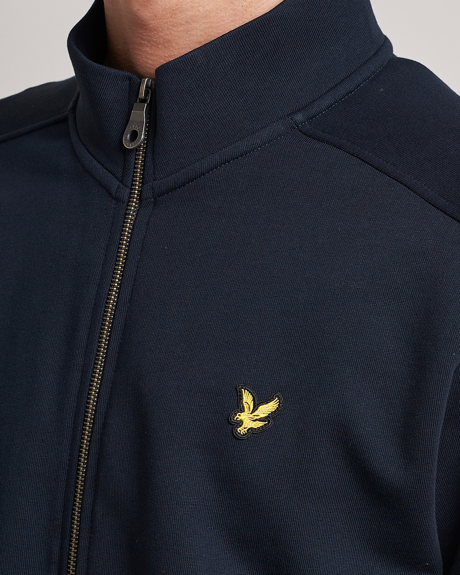 Heren | Truien | Lyle & Scott | Track Full Zip Sweater Dark Navy