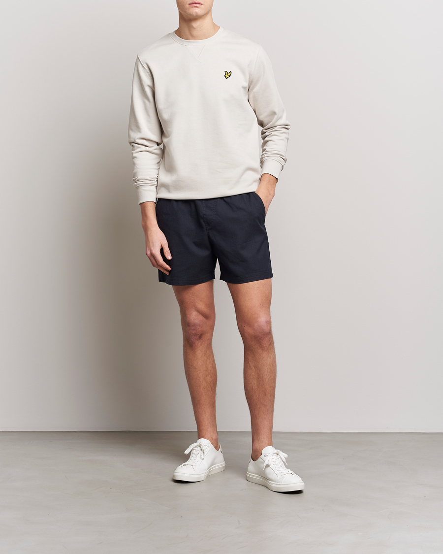 Heren | Truien | Lyle & Scott | Crew Neck Cotton Sweatershirt Cove