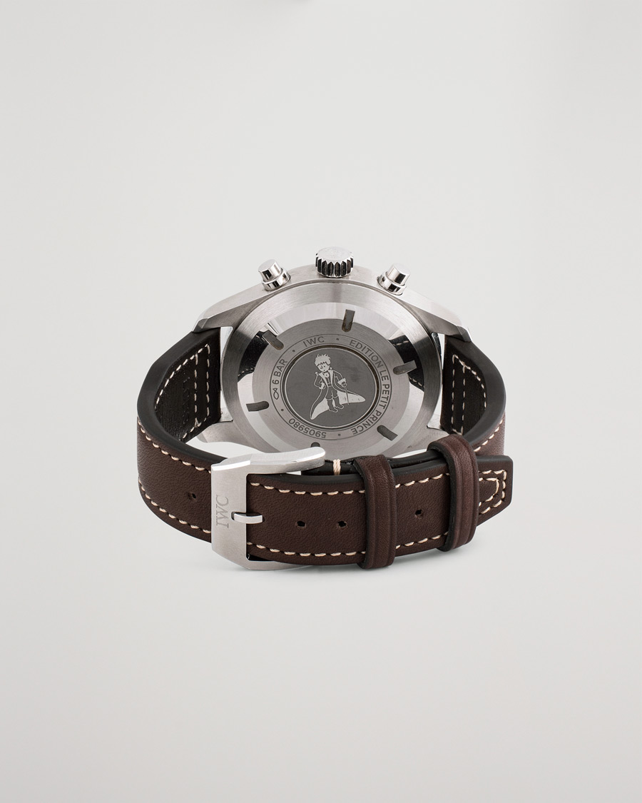 Heren | Pre-Owned & Vintage Watches | IWC Pre-Owned | Le Petit Prince Chronograph IW377714 Steel Blue