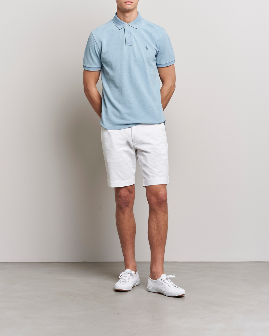 Heren | Polo's | Polo Ralph Lauren | Custom Slim Fit Polo Light Indigo