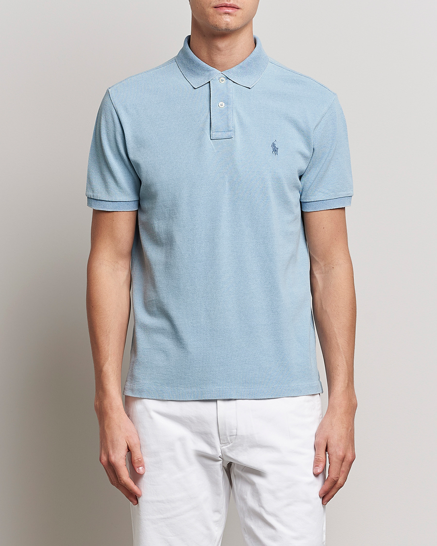 Heren | Polo's | Polo Ralph Lauren | Custom Slim Fit Polo Light Indigo