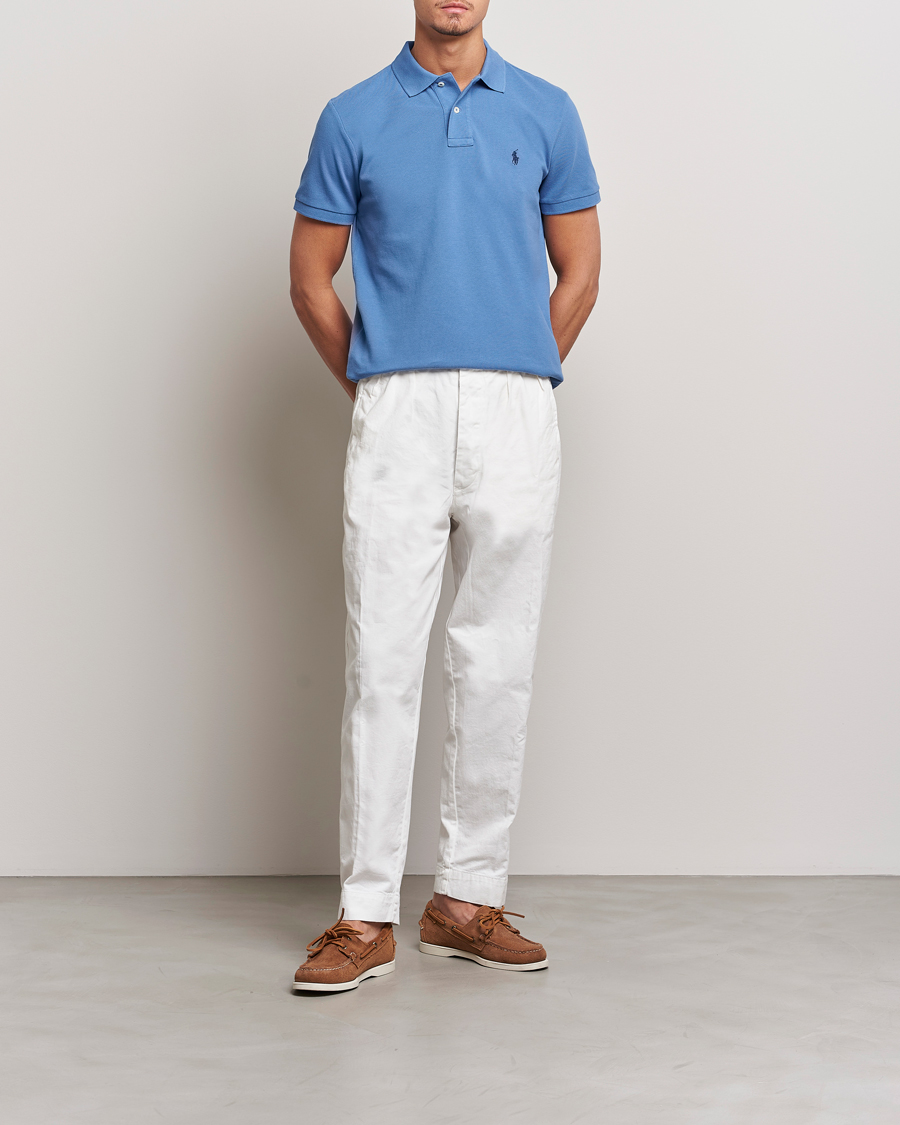 Heren | Polo's | Polo Ralph Lauren | Custom Slim Fit Polo French Blue